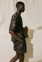 Patterned Swim Shorts
