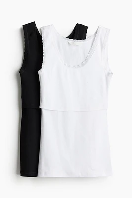 MAMA 2-pack Nursing Tank Tops