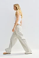 Seersucker Drawstring Pants