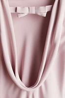 Cowl-Back Dress