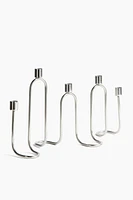 Wavy Metal Candelabra