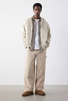 Loose Fit Hooded Jacket