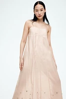 Embellished Bandeau Dress