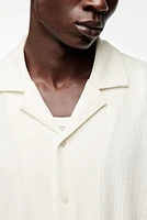 Regular Fit Crinkled Resort Shirt