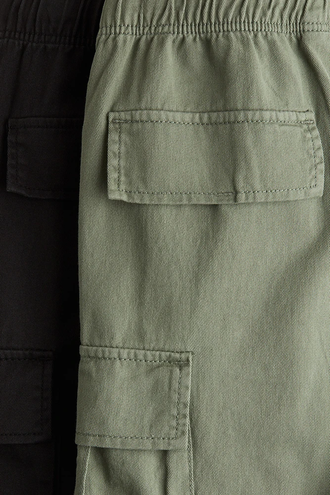 Twill Cargo Shorts