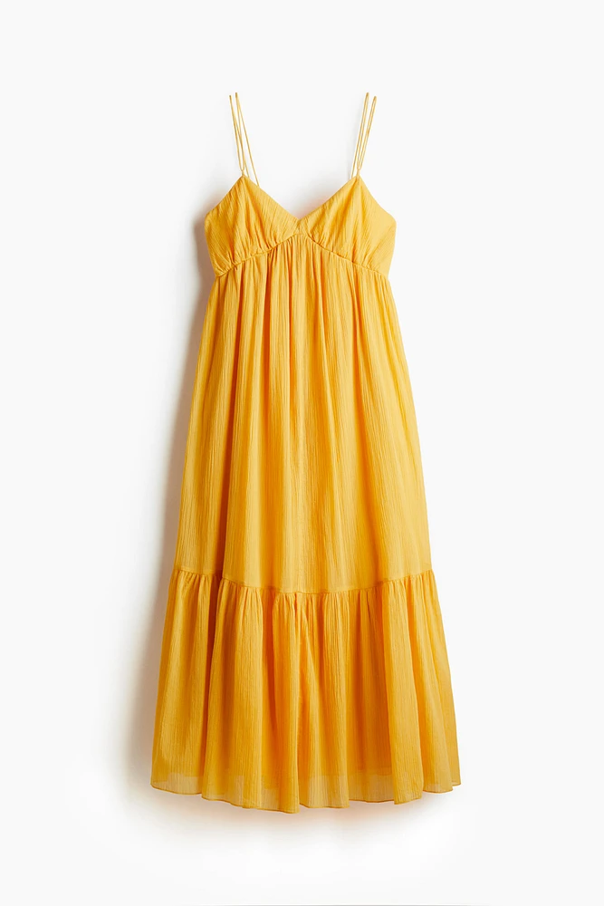 Crinkled Strappy Dress