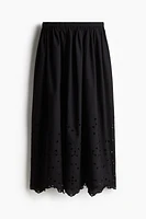 Eyelet-Embroidered Skirt