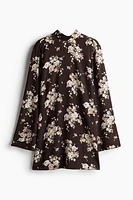 Tie-Detail Open-Back Dress