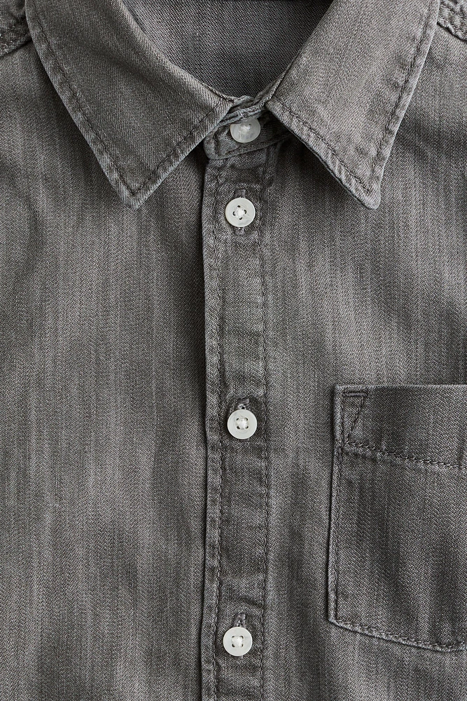 Cotton Denim Shirt