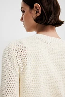 Textured-Knit Cardigan