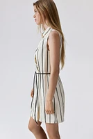 Wrap Dress with Tie Belt