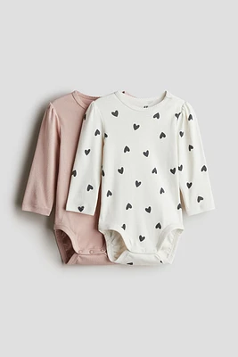 2-pack Long-sleeved Bodysuits