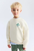 Printed Cotton Sweatshirt