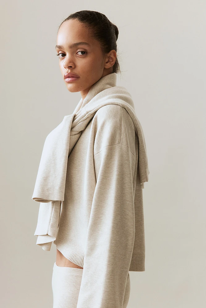 Fine-Knit Cardigan