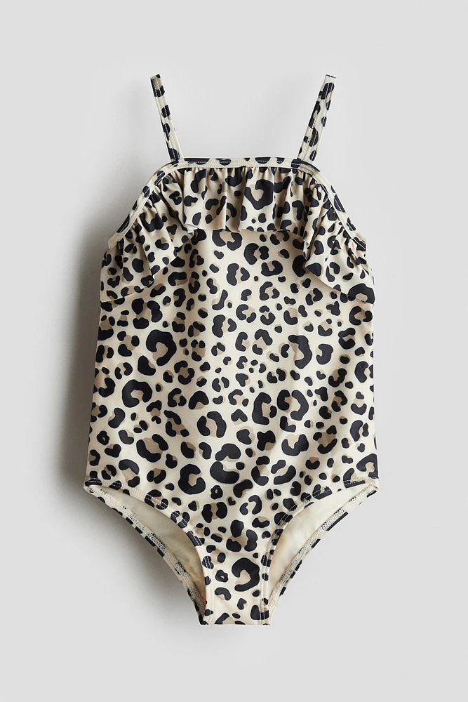 Flounce-Trimmed Swimsuit