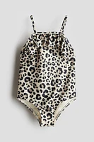 Flounce-Trimmed Swimsuit