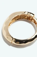 Asymmetric Bangle with Hinge