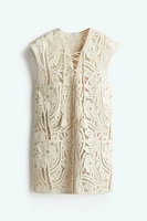 Crochet-Look Dress