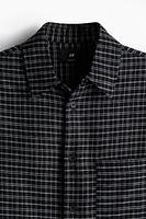 Loose Fit Flannel Shirt
