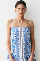 Robe à bretelles fines