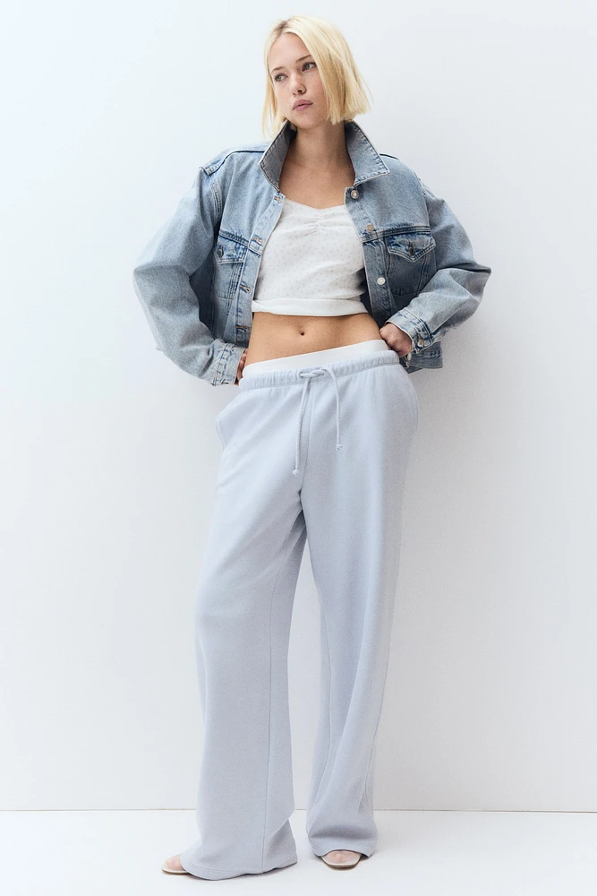 Wide-leg Joggers