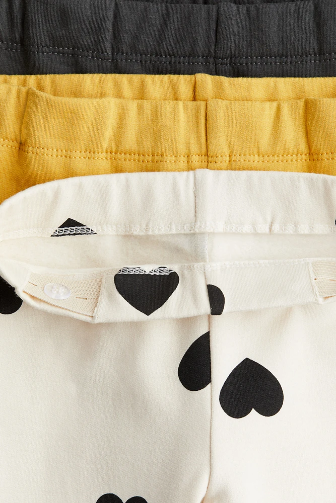 3-pack Brushed-Inside Jersey Leggings