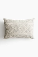 Textured-Pattern Cushion Cover
