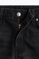 High-Waist Denim Shorts