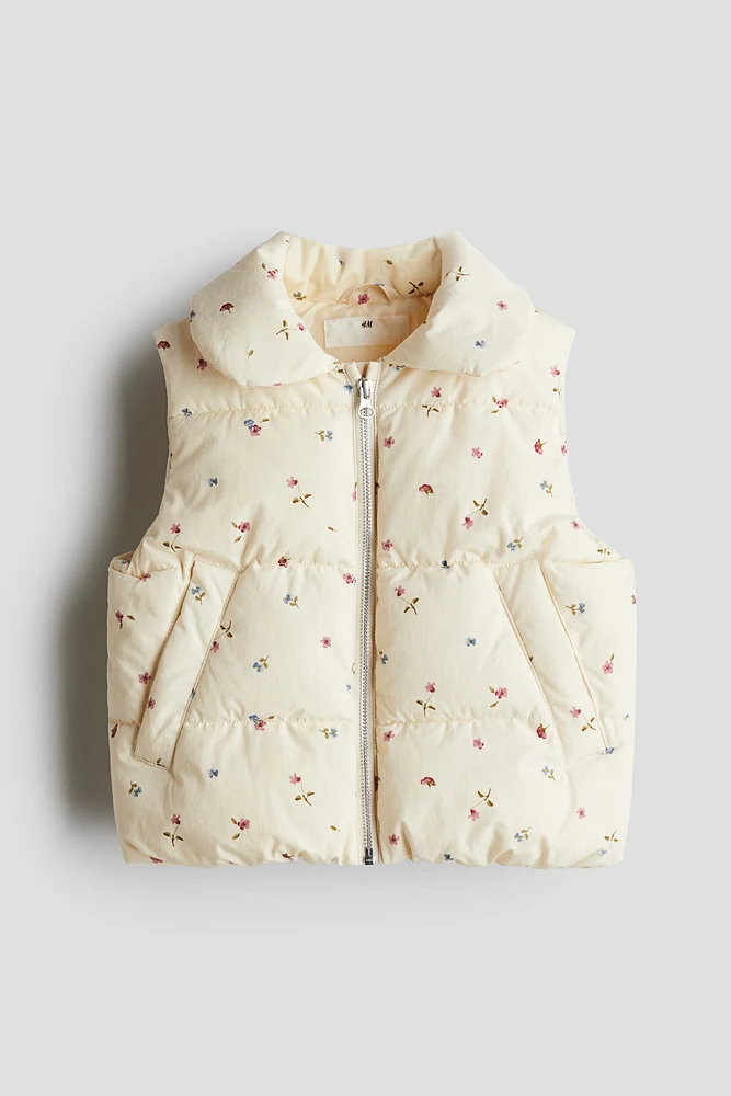 Printed Puffer Vest
