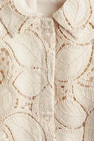 Crochet-Look Jacket