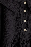 Cotton Seersucker Dress