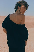 Drawstring-Detail Dress