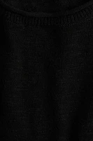 Loose-Fit Fine-Knit T-Shirt