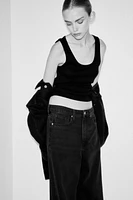 Feather Soft Super Wide Ultra High Jeans