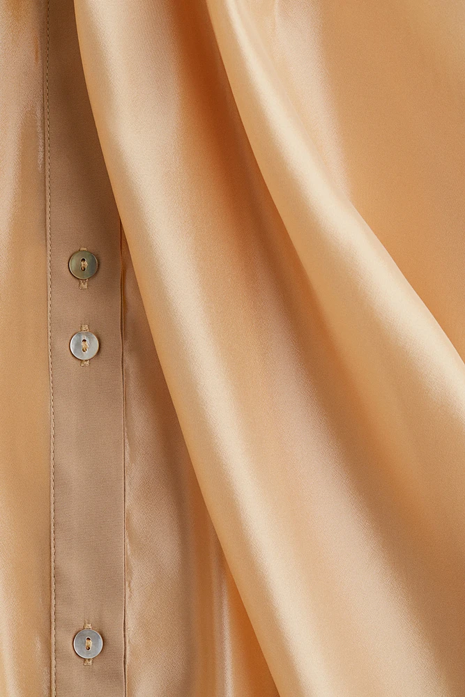 Shirt Dress with Tapered Waist