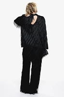 Pantalon à franges