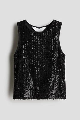 Débardeur à sequins