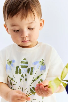 T-Shirt with Printed Motif