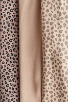 3-pack Ruffle-Trimmed Jersey Tops