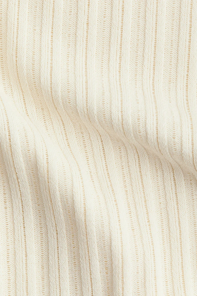 Rib-knit Pants