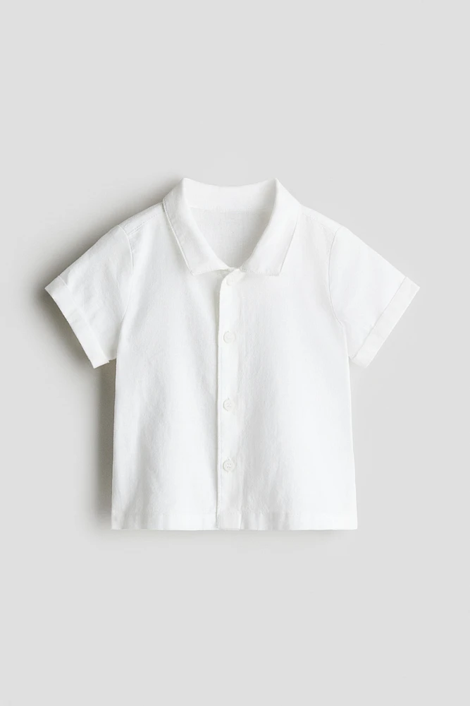 Linen-blend Shirt