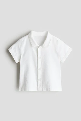 Linen-blend Shirt