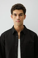 Regular-Fit Cotton Twill Overshirt