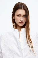 Embroidered Cotton Shirt