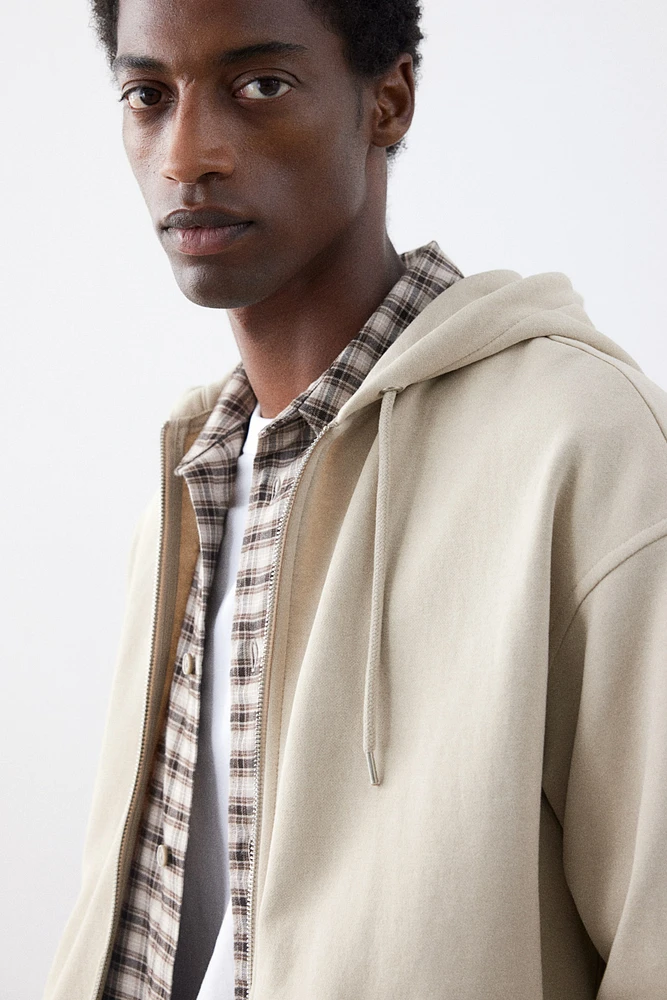 Loose Fit Hooded Jacket