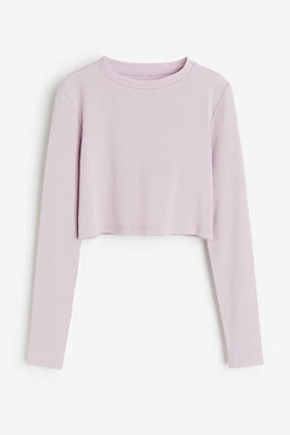 Long-sleeved Jersey Top