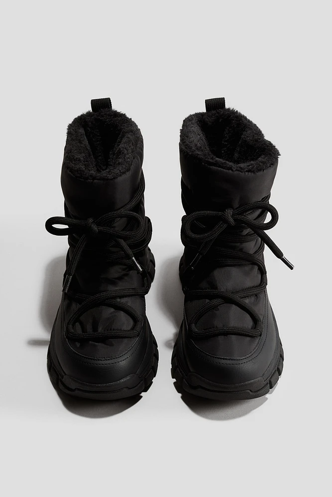 Warm Lined Waterproof Snow Boots