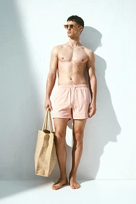 Seersucker Swim Shorts