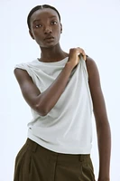 Silk-blend T-shirt