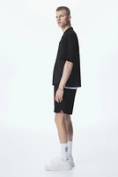 Loose-Fit Mesh Resort Shirt
